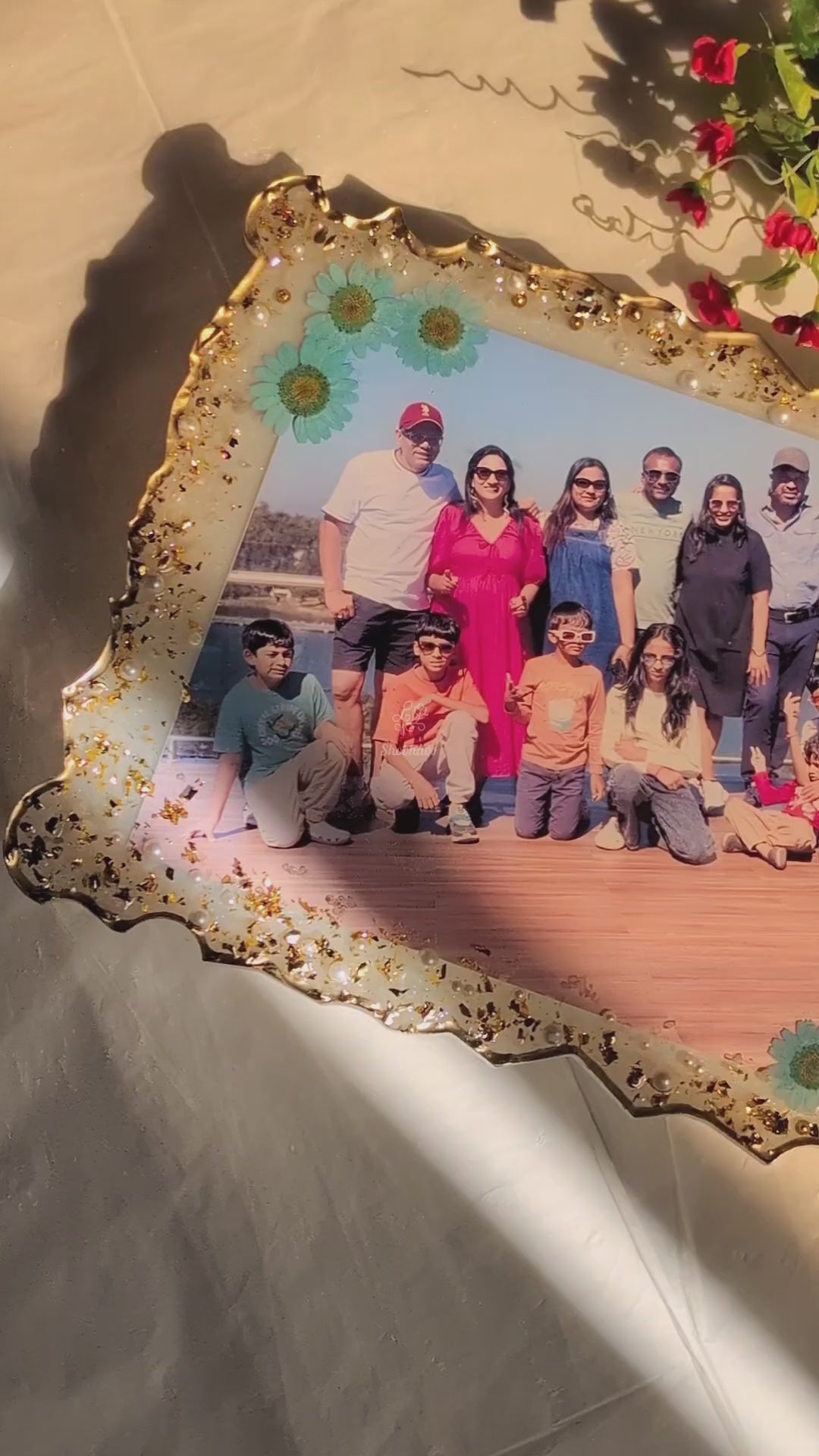 Resin Photo Frame – Personalized Travel Memory Preservation Keepsake