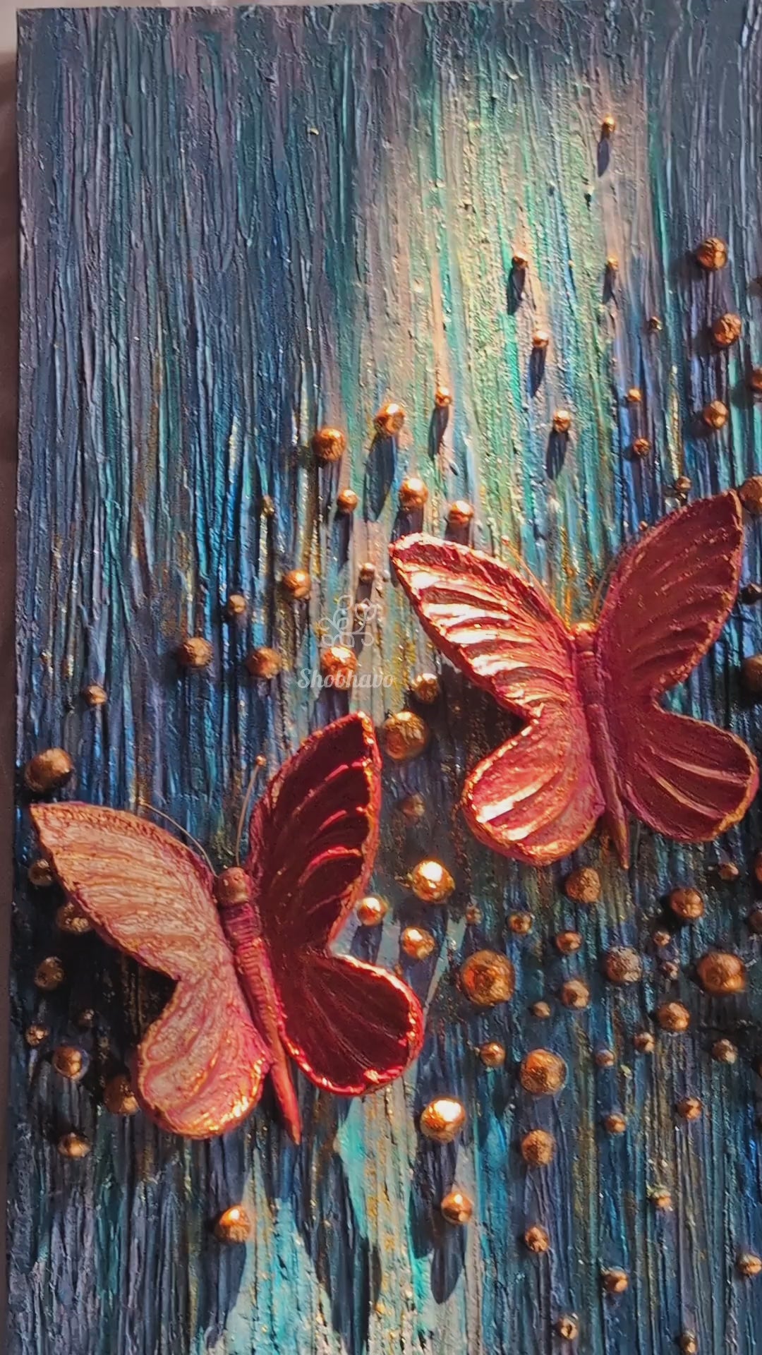 Butterfly Resin Wall Art – Handcrafted Elegant Nature Home Décor