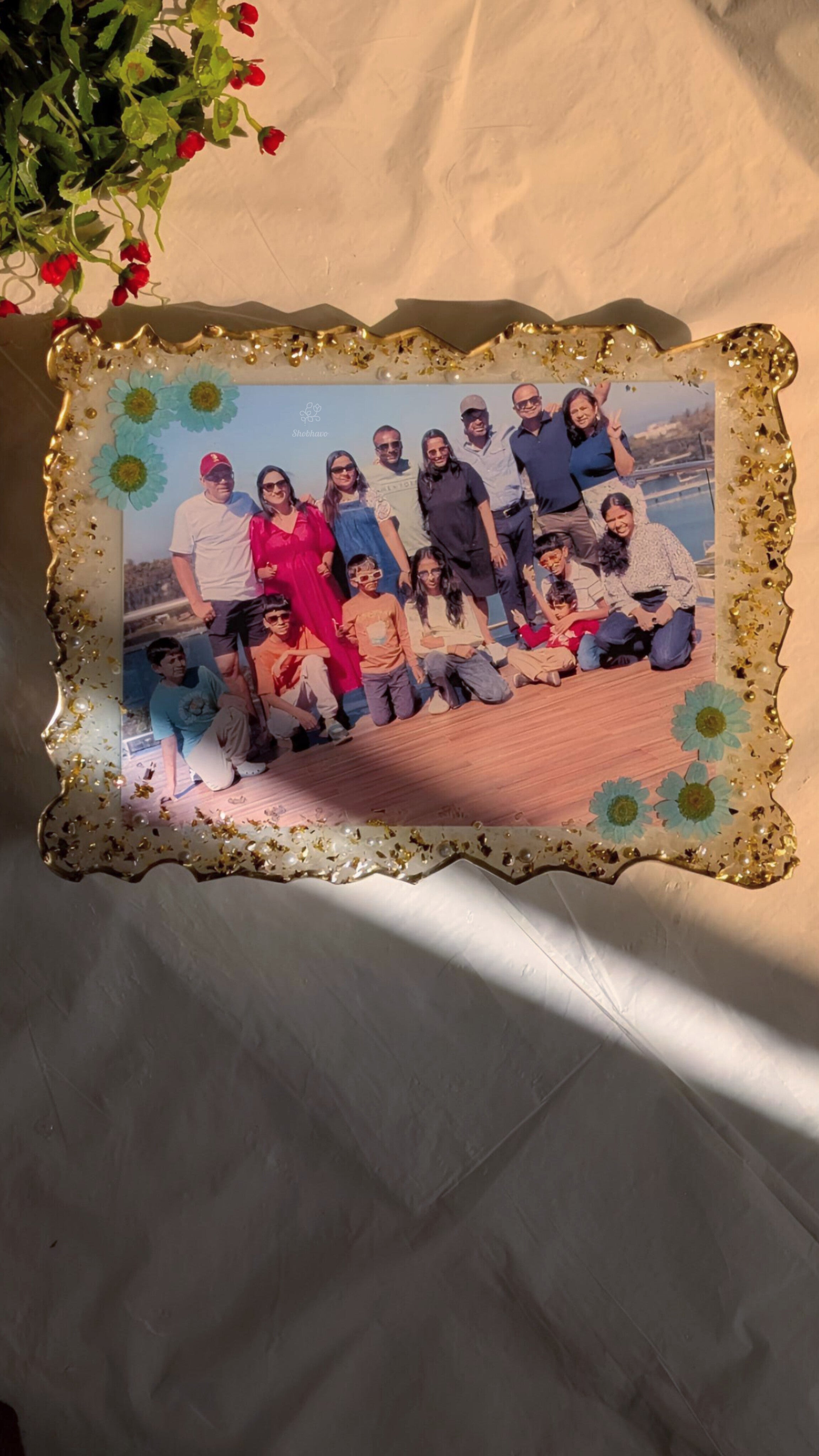 Resin Photo Frame – Personalized Travel Memory Preservation Keepsake