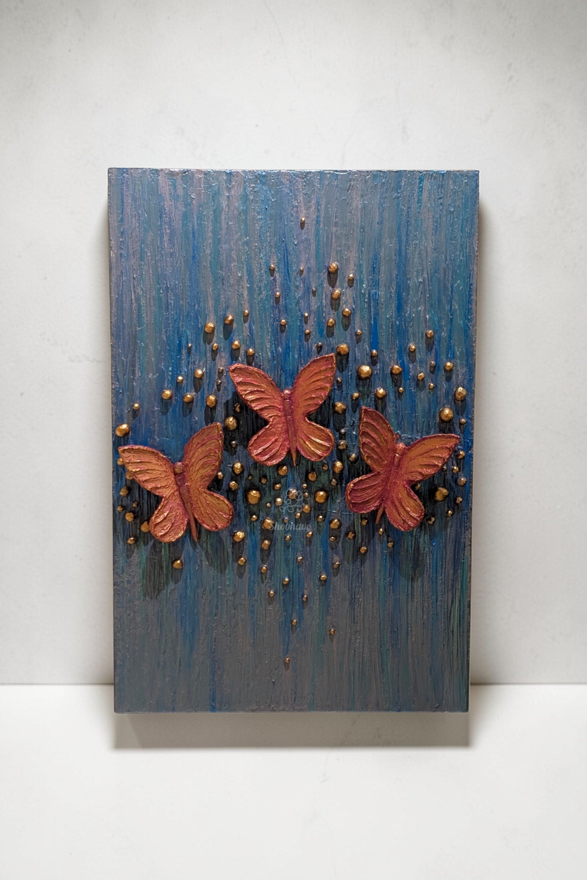 Butterfly Resin Wall Art – Handcrafted Elegant Nature Home Décor