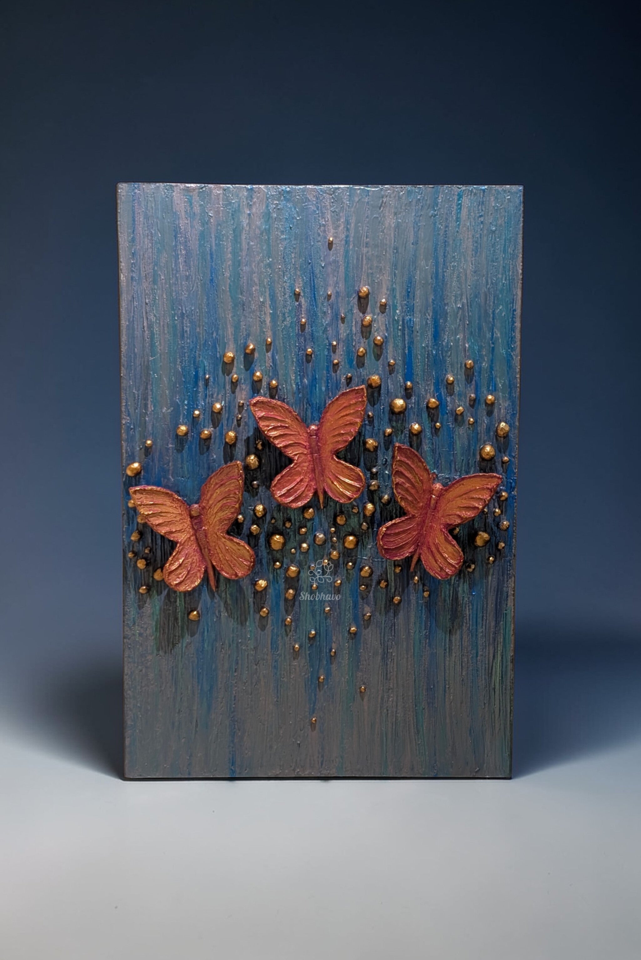 Butterfly Resin Wall Art – Handcrafted Elegant Nature Home Décor