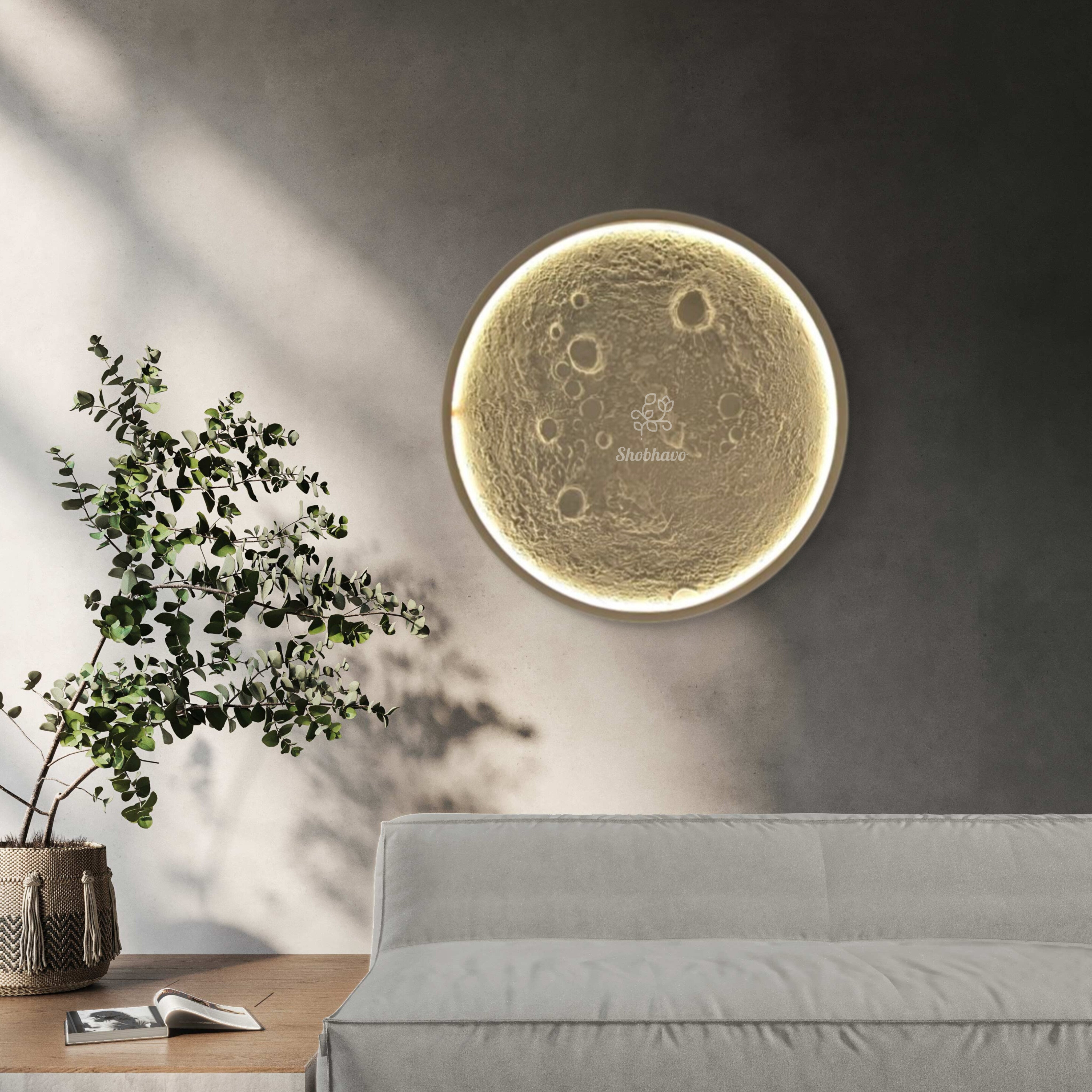 The Moon Ride Resin Wall Art – Handcrafted Celestial Fantasy Home Décor